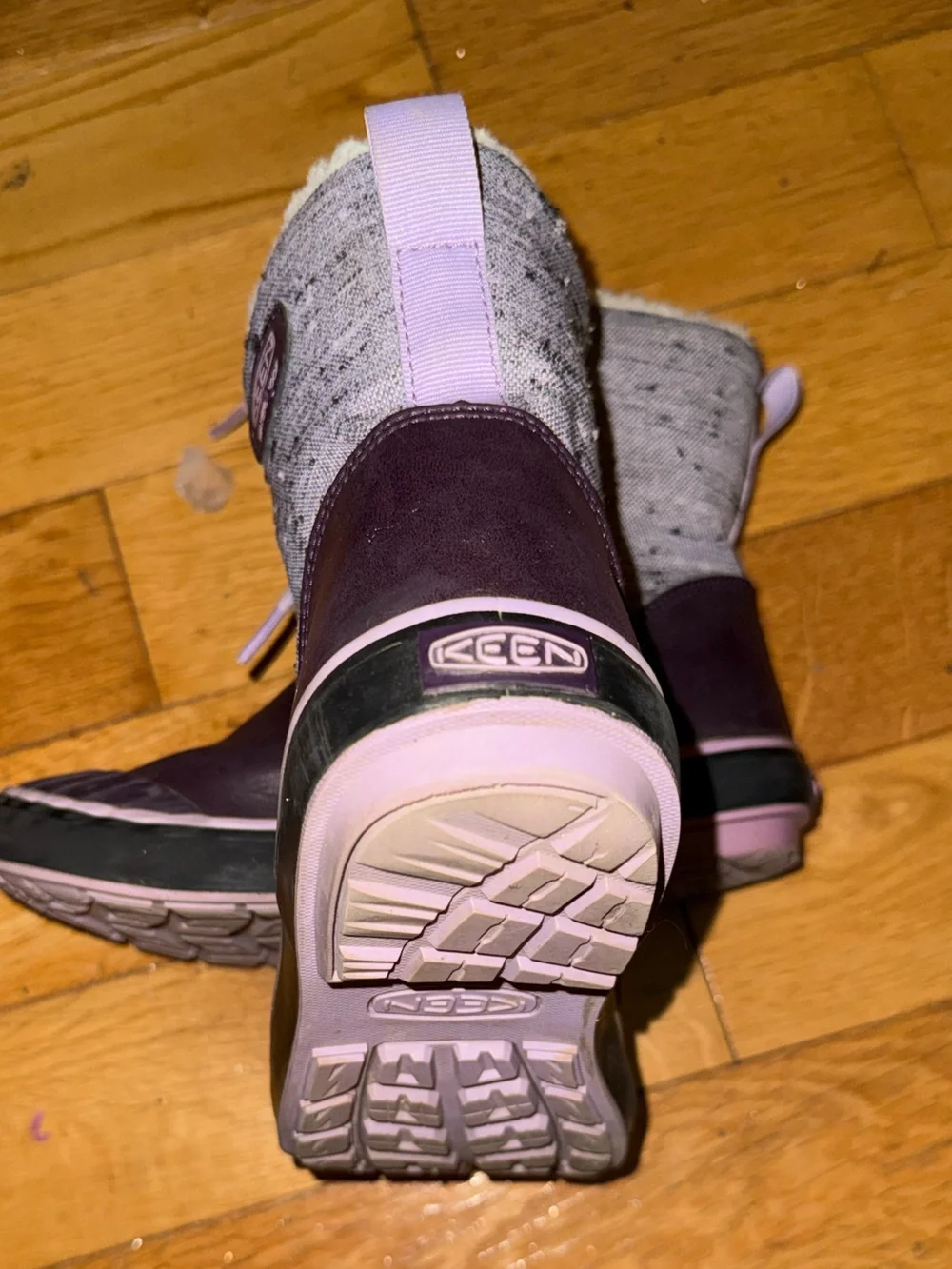 Keen Kids Purple Insulated Rain & Snow Boots
